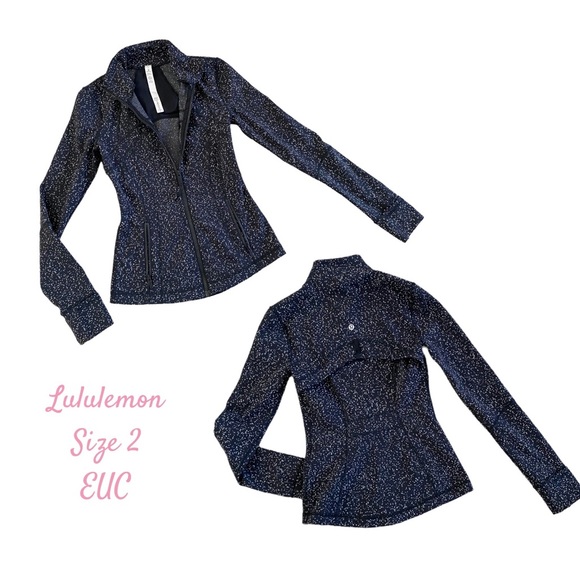 Lululemon Define Jacket Night View White Black - Size 2 - Picture 2 of 8